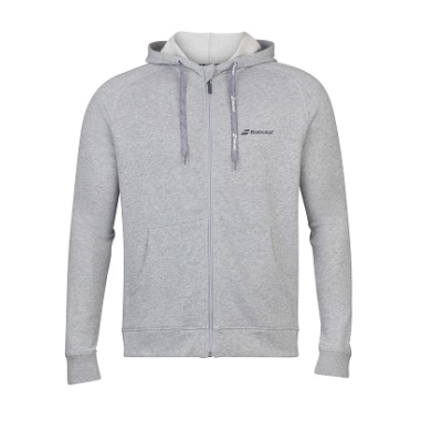 Babolat Hooded Jacket Exercise Club grey Men